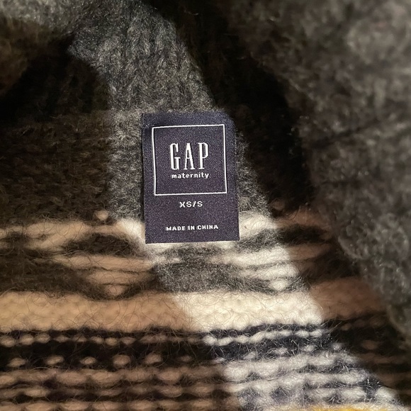 Like New Gap Maternity Wool Sweater Coat Cardigan XS - Picture 4 of 4